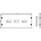 Siemens ALPHA 630 Universal Circuit breaker kit 3x 3VA10-11/100A/160A 3+4-pole 8GK6731-6KK33 - alternate 2
