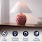 Jonathan Y Felice 17.25" Modern Cottage Floral Ceramic Globe LED Table Lamp, Red/White JYL5508B - alternate 6