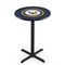 Holland Bar Stool Co 36" Blk Wrinkle U.S. Navy Pub Table, 36" dia. Top L211B3636Navy - alternate 1