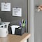 Acrimet Desktop Organizer Pencil, Pen, Paper, Clip, Caddy Holder (Plastic) (Paper Included) (Black Color) 954.4 - alternate 6