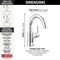 Delta Trinsic Single Handle Bathroom Faucet 559HAR-DST - alternate 2