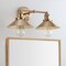 Jonathan Y July 17.5" 2-Light Industrial Farmhouse Metal Vanity Light, Brass Gold JYL7430A - alternate 4