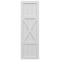 Ekena Millwork True Fit PVC Center X-Board Farmhouse Fixed Mount Shutters, White , 12W x 42H, PR TFP107FH12X042WH - alternate 6