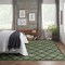 Homeroots 9' X 12' Dark Green And Light Green Trellis Indoor Outdoor Area Rug 551450 - alternate 4