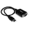 Startech.Com 1 ft USB to RS232 Serial DB9 Adapter Cable with COM Retention - TAA ICUSB232PRO - alternate 1