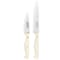 Martha Stewart Everyday Keswick 2 Piece Cutlery and Sheath Set in Linen 141042.02 - alternate 1