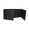 Flipside 12 x 48 Study Carrel Black/Black Foam Pack of 24 18223 - alternate 1