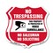 Signmission No Trespassing Sign This Property Is Pro, 12 inch X 12 inch, Aluminum Metal Sign, 2PK SHI-A-2PACK-12-425 - alternate 1
