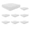 Nuvo Iron 6-in x 6-in Eazy-Cap Low Profile Steel White Post Cap, 8PK PCP25-WEC-IP8 - alternate 1