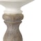 Homeroots Set of Three Ivory and Natural Resin Tabletop Pillar Candle Holders, 3PK 517612 - alternate 3