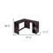 Homeroots 47" Brown Wood L Shape Computer Desk 568048 - alternate 2