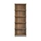 Homeroots 71" Oak Distressed Wood Five Tier Etagere Bookcase 568310 - alternate 4