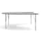 Flash Furniture Wren 66 in x 60 in Horseshoe Adjustable Height Activity Table, Thermal Laminate Top, Short Legs, Gray XU-A6066-HRSE-GRY-T-P-GG - alternate 3