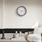 Clockswise 12-inch Non-Ticking Quartz Wall Clock with Thermometer & Hygrometer - Battery Operated QI004748.BK.12 - alternate 5