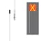 Safetywhips 12ft, 1 Piece, Non-powered, Quick Disconnect, Heavy Duty Whip with 16 in. Orange Mesh Flag SW12QDNP-X - alternate 3