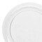 Smarty Had A Party 7 Clear Floral Round Disposable Plastic AppetizerSalad Plates 240 Plates, 240PK 727-CASE - alternate 3