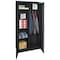 Sandusky Lee Medium Duty Welded Steel Combination Cabinet, 36x24x72, Black CAC1362472-09 - alternate 4
