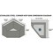 Amgood Stainless Steel Corner Floor Mop Sink 18.75 in. x 22.5 in. x 16 in. AMG SINK MS-C-162012-Z - alternate 3