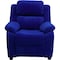 Flash Furniture Kids Recliner, 26" to 39" x 28", Upholstery Color: Blue, Weight Capacity: 90 lb. BT-7985-KID-MIC-BLUE-GG - alternate 1