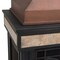 Sunjoy Wood Burning Fireplace, Copper, Steel, with Chimney, Spark Screen, and Poker A304001001 - alternate 3