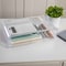 Martha Stewart Brody Plastic Stackable Office Desktop Organizer Box with Drawer, 12.75 x 7.75 BE-PB9500-CLR-MS - alternate 6