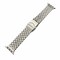 Elegani Silver Classic Multi-Link Stainless Steel Replacement Band Compatible with Apple Watch 44mm 7LDLBQ-SLV-44mm - alternate 1