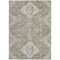 Homeroots 9' X 12' Taupe Beige And Ivory Medallion Washable Indoor Outdoor Area Rug 589054 - alternate 3