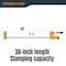 Powertec 36in Parallel Clamps| 90 Degree Heavy Duty Steel Bar Jaw Clamp Spreader Tool, 2PK 72232 - alternate 3