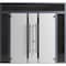 Vdomdoors Front Exterior Prehung Aluminum Double Doors Ronex1011 Grey 2 Sidelights and Top Transom Mirrored RONEX1011DEXD-GRE-W12+72+12xH96+14-RH-I - alternate 1