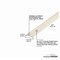 M-D Building Products Aluminum, Almond, 36 in L, 1.375 in W 74187 - alternate 2