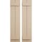 Ekena Millwork Rustic Two Board Joined Board-n-Batten Sandblasted Faux Wood Shutters, 11W x 44H, PR SHUBJS11X44SDPR - alternate 1