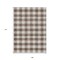 Homeroots 9' X 12' Brown And Beige Plaid Washable Indoor Outdoor Area Rug 595473 - alternate 3