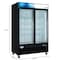 Koolmore 53 in. Commercial Merchandiser Refrigerator w/ Two Swinging Glass Doors, 45 cu. ft. and LED Lights MDR-2GD-45C - alternate 5