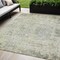 Homeroots 5' X 8' Sage Charcoal And Ivory Abstract Washable Indoor Outdoor Area Rug 604548 - alternate 1