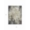 Homeroots 5' X 8' Black Ivory And Beige Abstract Washable Indoor Outdoor Area Rug 612305 - alternate 2
