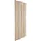 Ekena Millwork Rustic Four Board Joined Board-n-Batten Riverwood Faux Wood Shutters w/No Batten, 22W x 78H, PR SHUBJN22X78RWPR - alternate 7