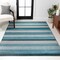 Jonathan Y Duxbury Gradient Ticking Striped Blue/Navy 4 ft. x 6 ft. Area Rug LUX102A-4 - alternate 1
