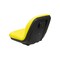 Uni Pro 133 Bucket Seat, Hinged Pan, Yellow Vinyl 8281 - alternate 3