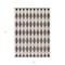 Homeroots 3' X 5' Brown Geometric Washable Indoor Outdoor Area Rug 577019 - alternate 3