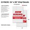 Signmission Administrative Assistant, Vinyl Decals Only 24 Inch x 36 Inch, Vinyl Decal, 2PK DSB-2436-2PACK-ADMINISTRATIVE ASSISTANT - alternate 2