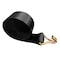 Tie 4 Safe 4'' x 30' Winch Straps w/ Wire J Hook WLL: 5,400 lbs. Black TWS40-30W21-BLK-C-1 - alternate 2
