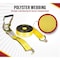 Mytee Products Ratchet Straps 2 inx50 ft w/Double J Hooks 10,000 lbs. BS, Tie Down Strap, 10PK RS250WHx10 - alternate 3