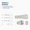 Do It Best Universal Fit Chrome Bathtub Spout with Diverter DIB825-35 - alternate 3