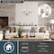 Vaxcel Elmwood Park 5-Light Chandelier, Matte Black, Clear Glass, 22.75-In. Wide H0334 - alternate 5