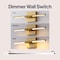 Jonathan Y McKenna 16.25" Modern Minimalist Dimmable Integrated LED Metal Wall Sconce, Brass Gold JYL7039B - alternate 4