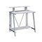 Homeroots 32" Antiqued White Writing Desk 491427 - alternate 1