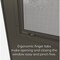 Larson 32'' Wx80'' H Brown Single-Vent Solid Wood Core Storm Door 029841U - alternate 1