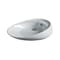 Whitehaus Collection Britannia Oval Above Mount Basin with Single Faucet Hole Drill B-BO12 - alternate 1
