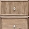 Homeroots 28" Natural Solid Wood and Wicker Ribbed Texture Two Drawer Nightstand With USB Port 571345 - alternate 6