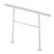 Nuvo Iron Stoop Railing Kit, For 2-3 Steps, White Aluminum, Posts Hand Railing Hardware incl WHSK3S-US - alternate 5